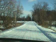 Down the lane back to the Blue Goose