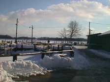 Along the waterfront