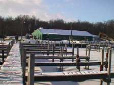 Getting ready to dock at the Goose